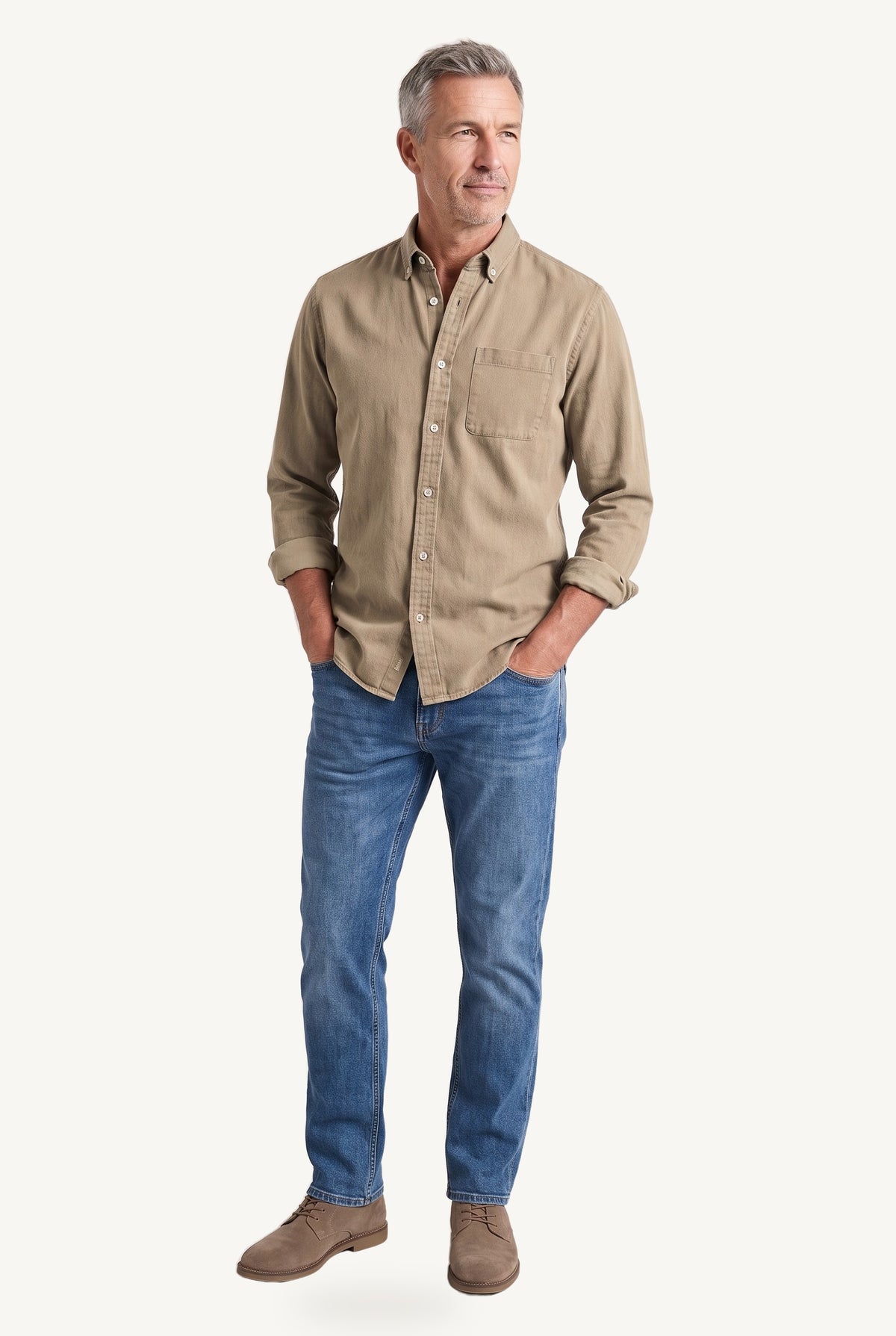 Arden casual shirt - Olivia & Rose - khaki