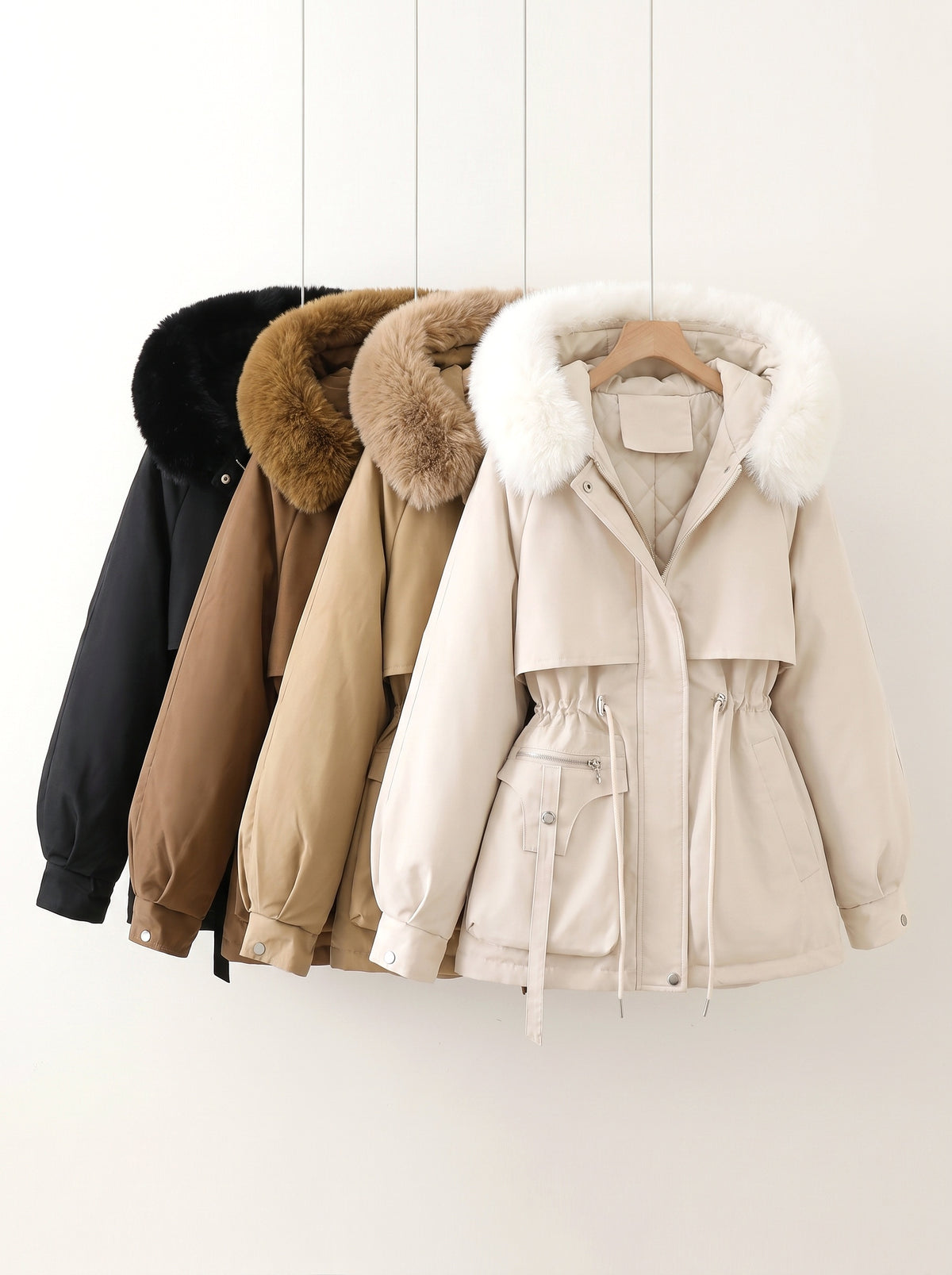 Aya padded hooded parka group
