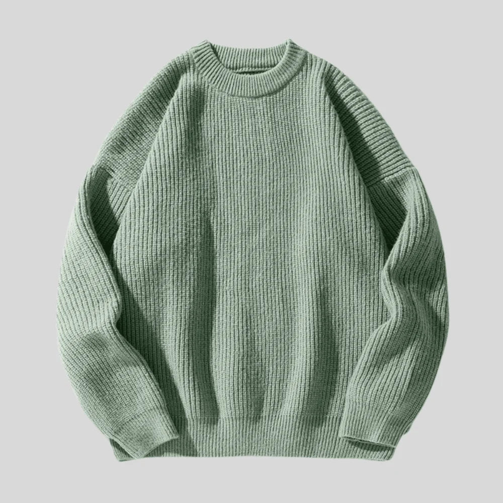 Bas men's quarter zip knit pullover