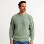 Bas men's quarter zip knit pullover, image 2
