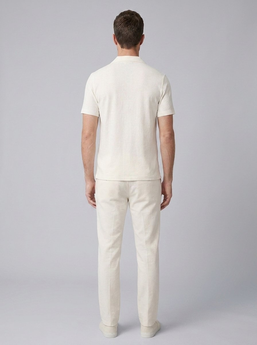 Bastian camp collar shirt back