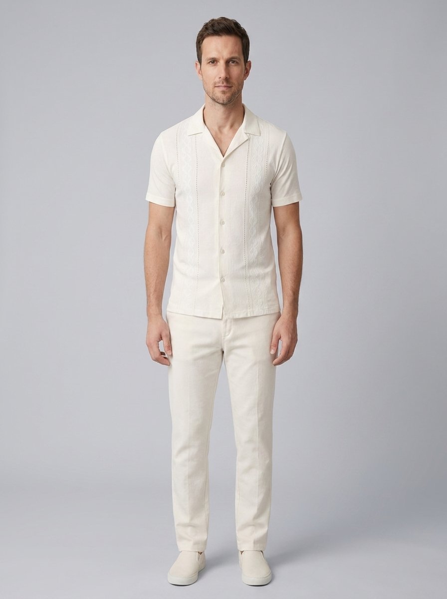 Bastian camp collar shirt front