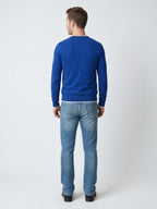 Benedict knitted zip cardigan back