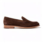 Blair | Espresso Faux Suede Slip-On Loafers