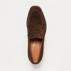Blair | Espresso Faux Suede Slip-On Loafers