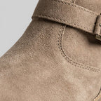 Bodil knee-high boots with a suede-look upper and side zip, image 6