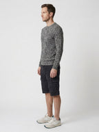 Boy chunky knit sweater side