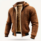 Bram sherpa hooded jacket brown