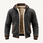Bram sherpa hooded jacket detail