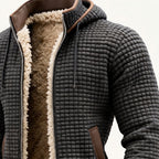 Bram sherpa hooded jacket detail