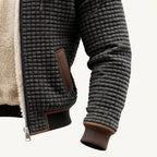 Bram sherpa hooded jacket detail