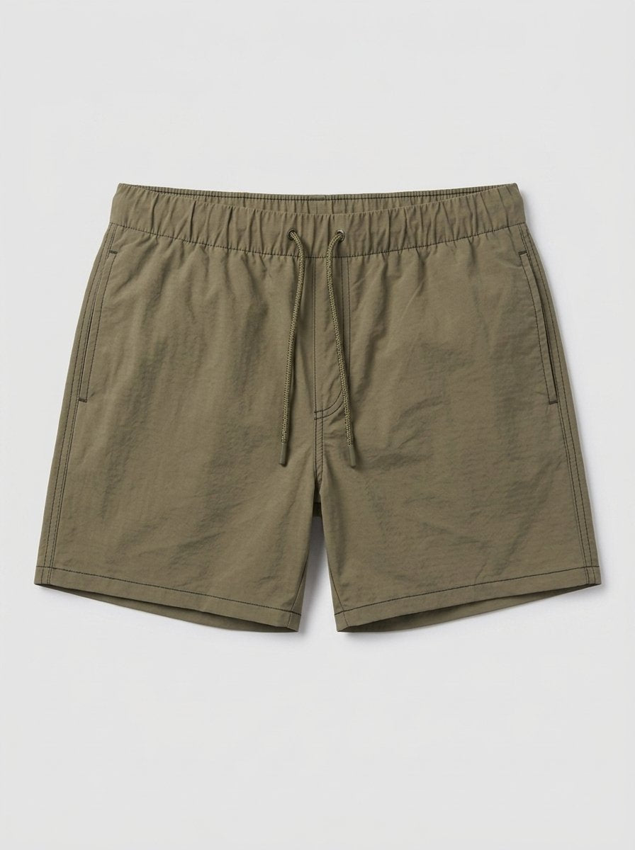 Brennan ripstop swim shorts olive - product only