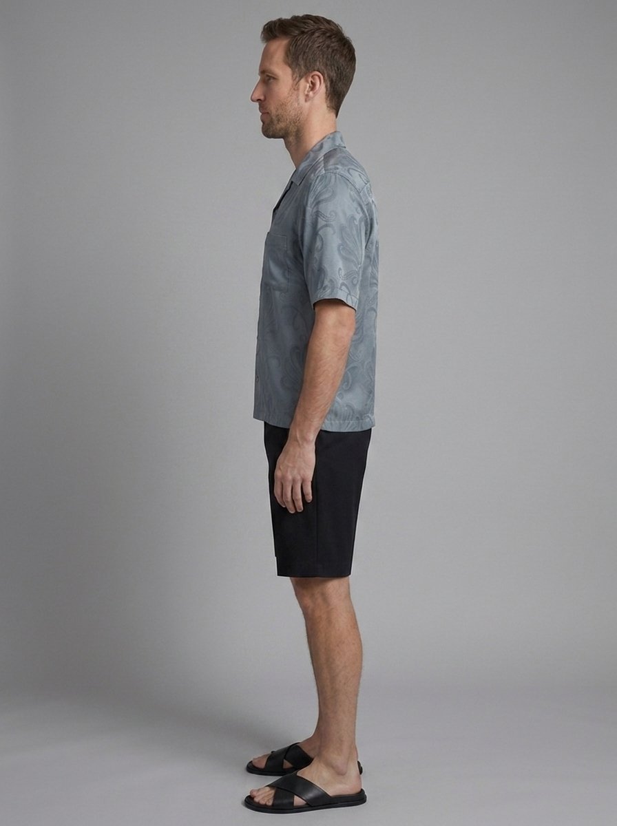 Bridger Silk Camp Collar Shirt - side