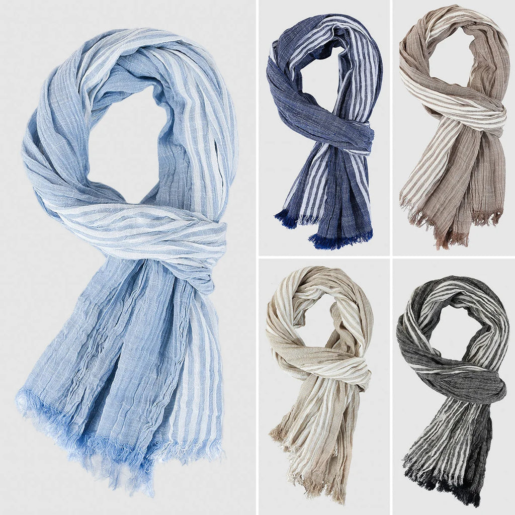 Britt lightweight cotton scarf for women, image 6
