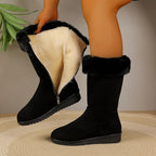 Cara warm winter boots with side zip