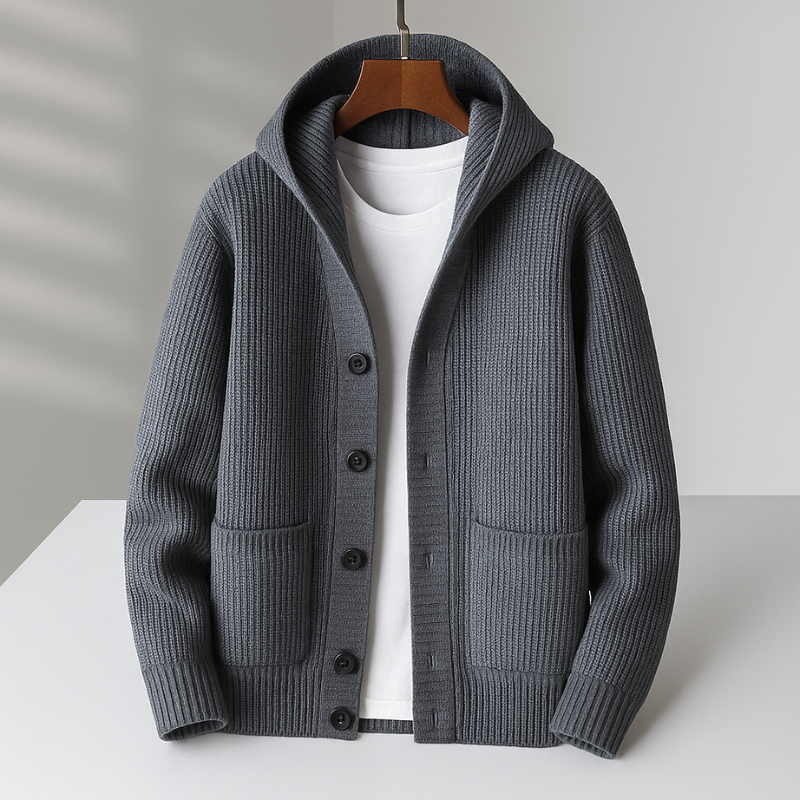 Christopher knit cardigan for men - Olivia & Rose (view 2)