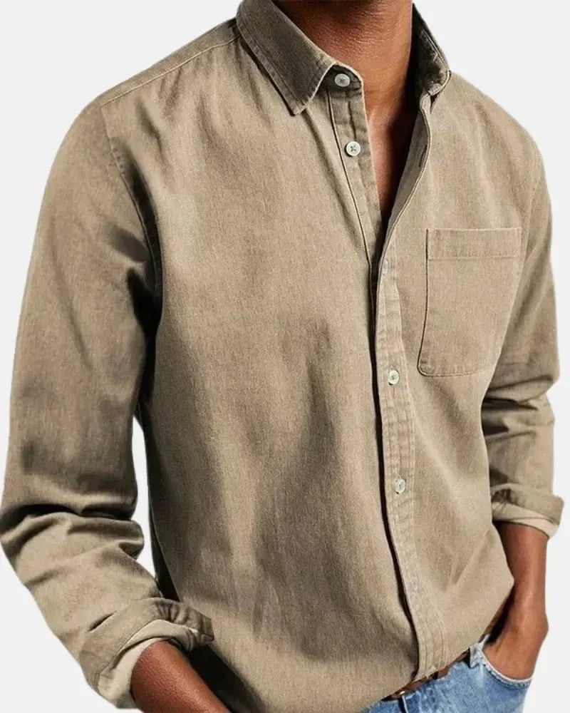 Daan tailored oxford shirt in cotton twill