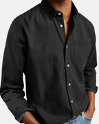 Daan tailored oxford shirt in cotton twill, image 2