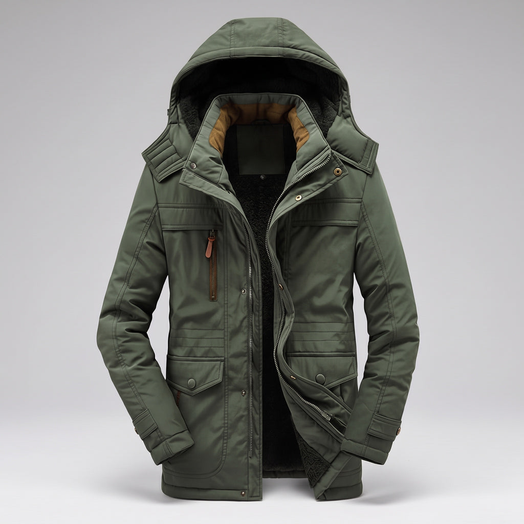 Davido winter jacket, army green