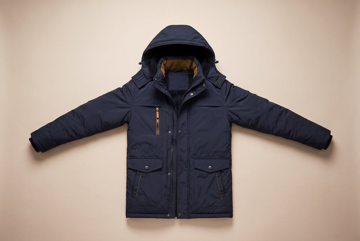 Davido winter jacket, detail