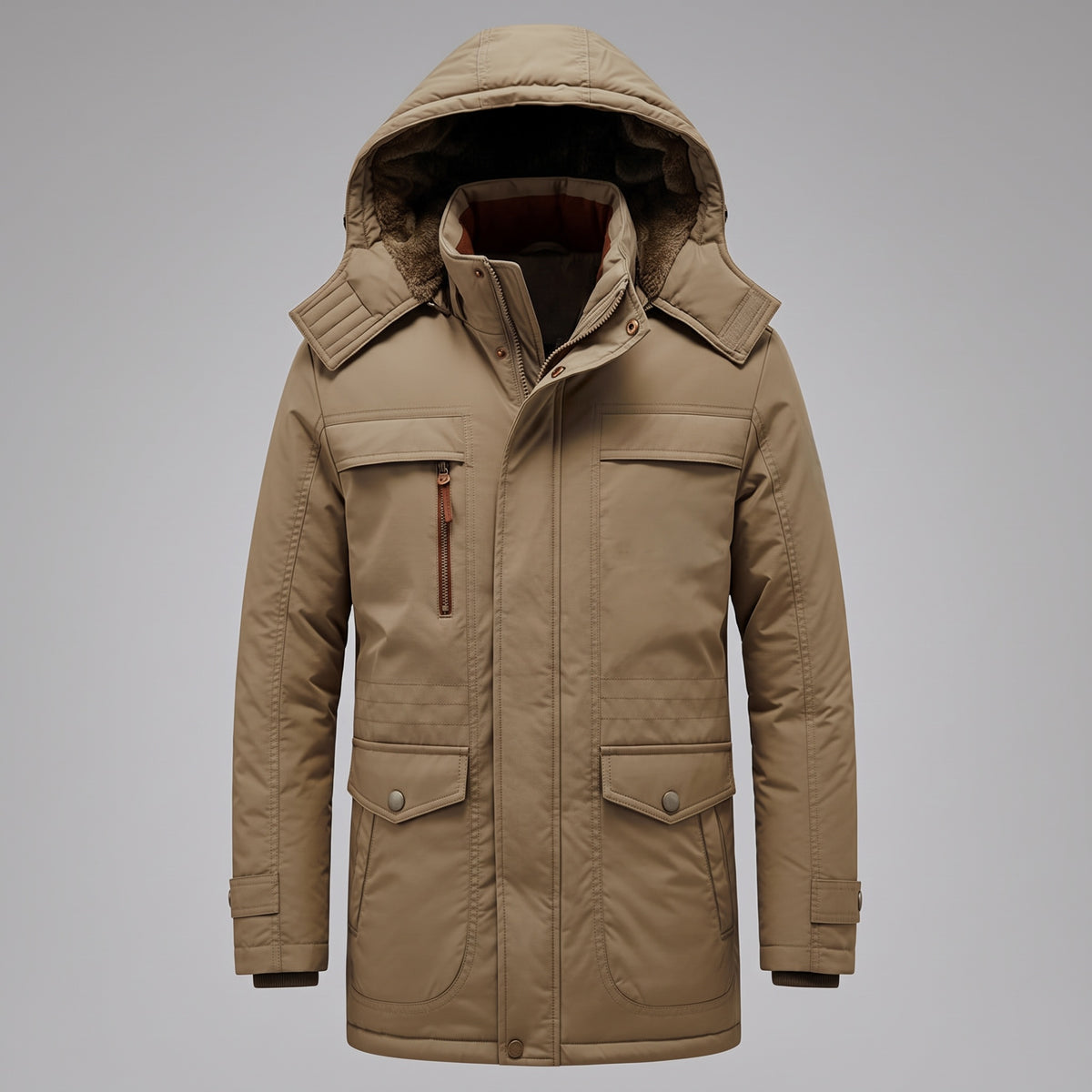 Davido winter jacket, khaki