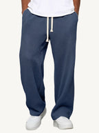 Don relaxed fit trousers, dark blue