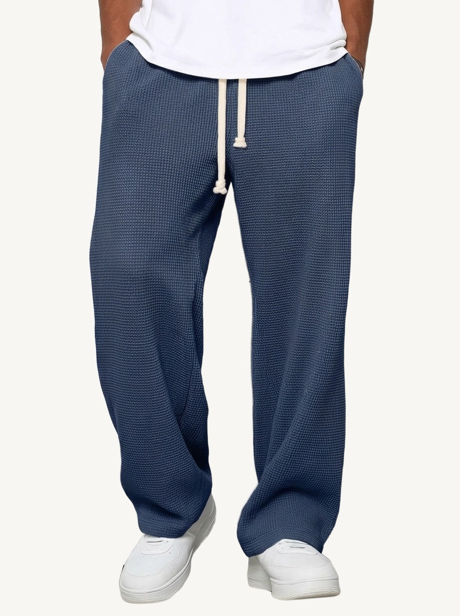 Don relaxed fit trousers, dark blue