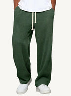 Don relaxed fit trousers, dark green