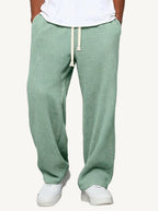 Don relaxed fit trousers, green
