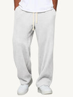 Don relaxed fit trousers, white