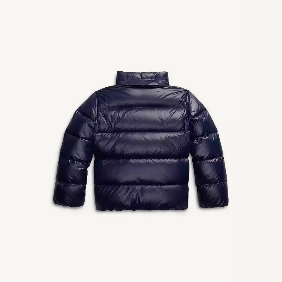 Elara quilted puffer jacket, collar