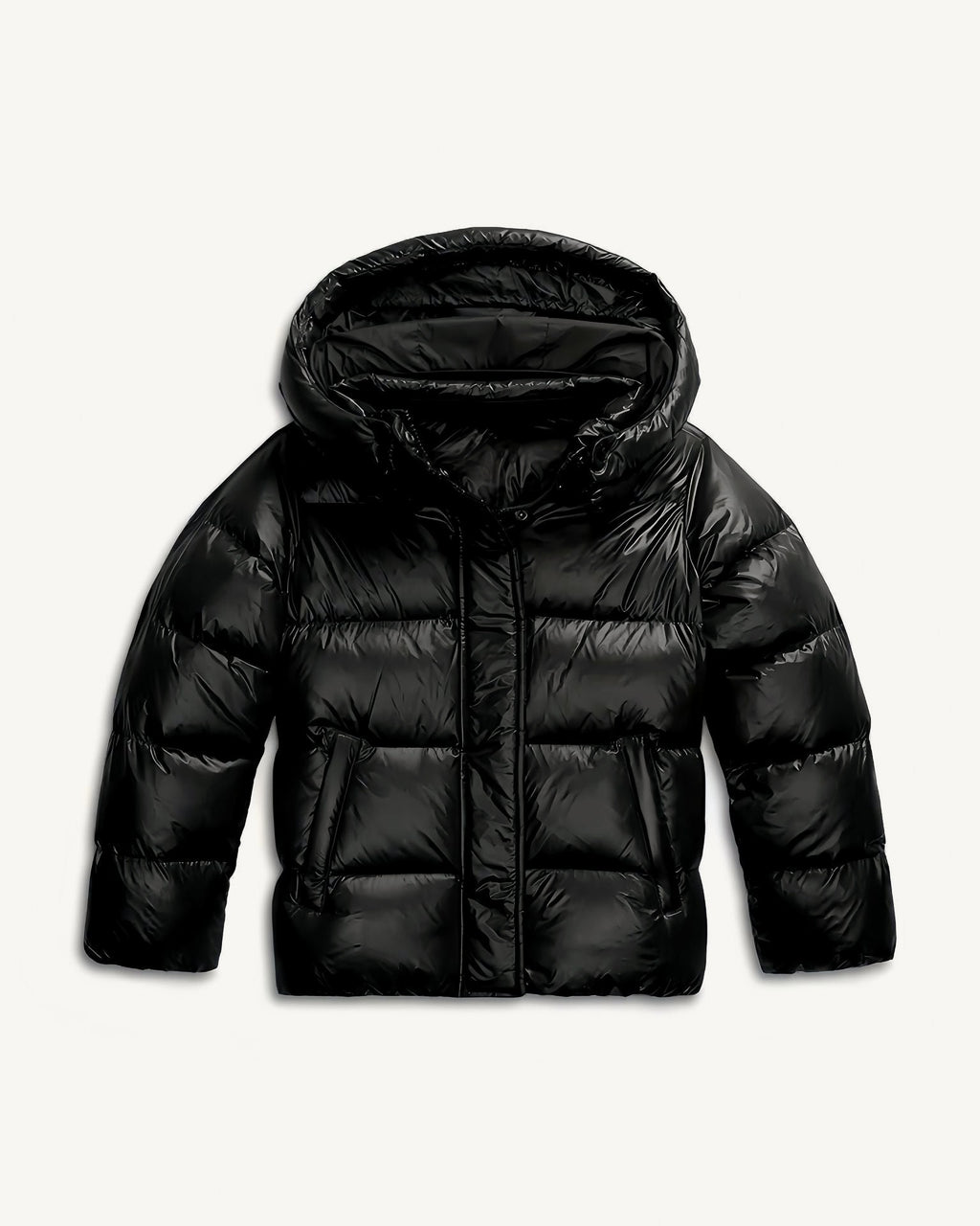 Elara quilted puffer jacket, hooded