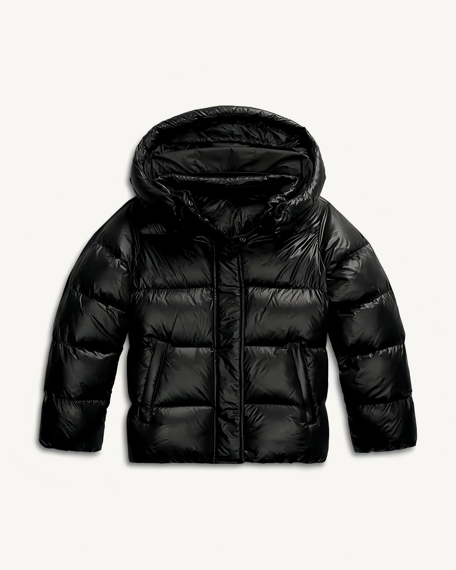 Elara quilted puffer jacket, hooded