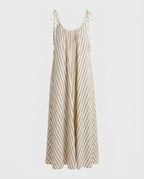 Elinor Cream Stripe Midi Dress product only