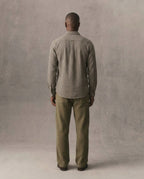 Elric Gingham Organic Cotton-Linen Shirt back
