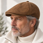 Emery men's suede-look flat cap, image 5
