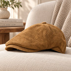 Emery men's suede-look flat cap, image 8