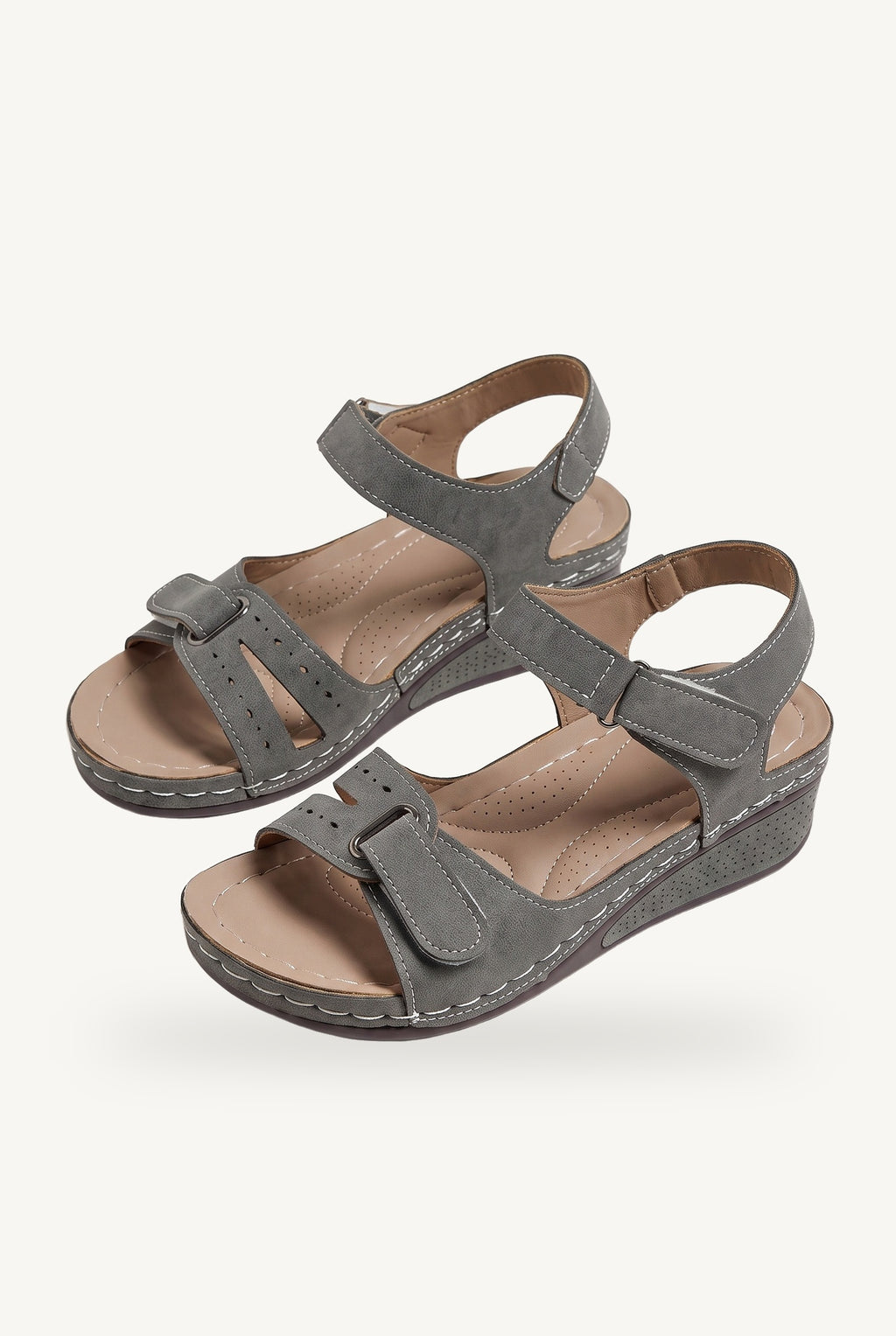 Emma orthopedic sandals grey