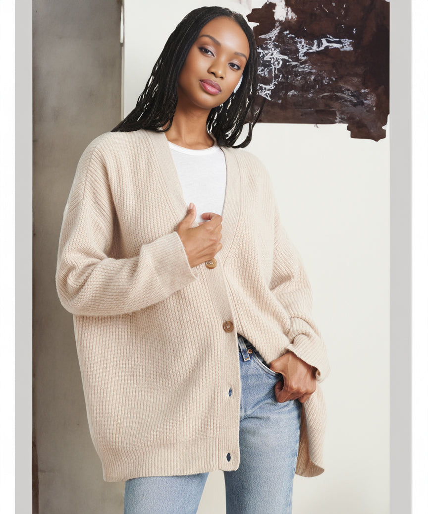 Eve winter knit button-up cardigan, image 19