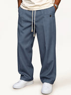 Ewan relaxed fit trousers blue