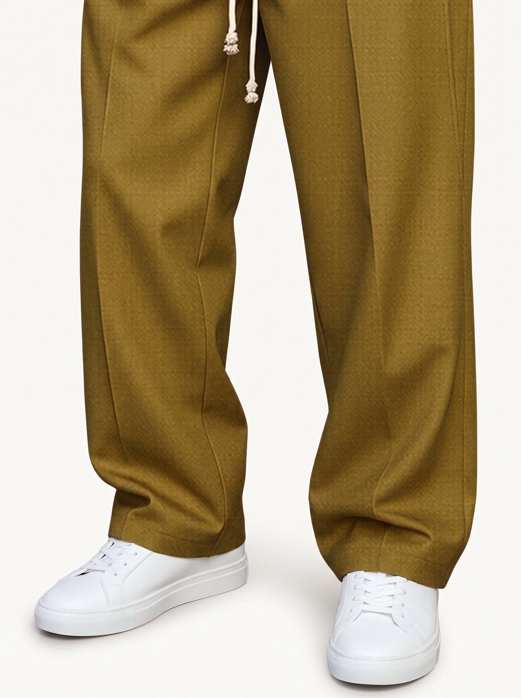 Ewan relaxed fit trousers khaki walking