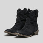 Fenna pull-on cowboy boots with a leather-look upper, image 2