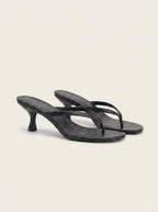 Freja kitten heel shoes, side angle