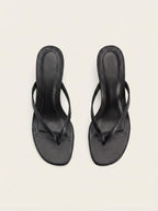 Freja kitten heel shoes, top-down view