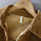 Harvey men's fleece-lined corduroy overshirt, image 6