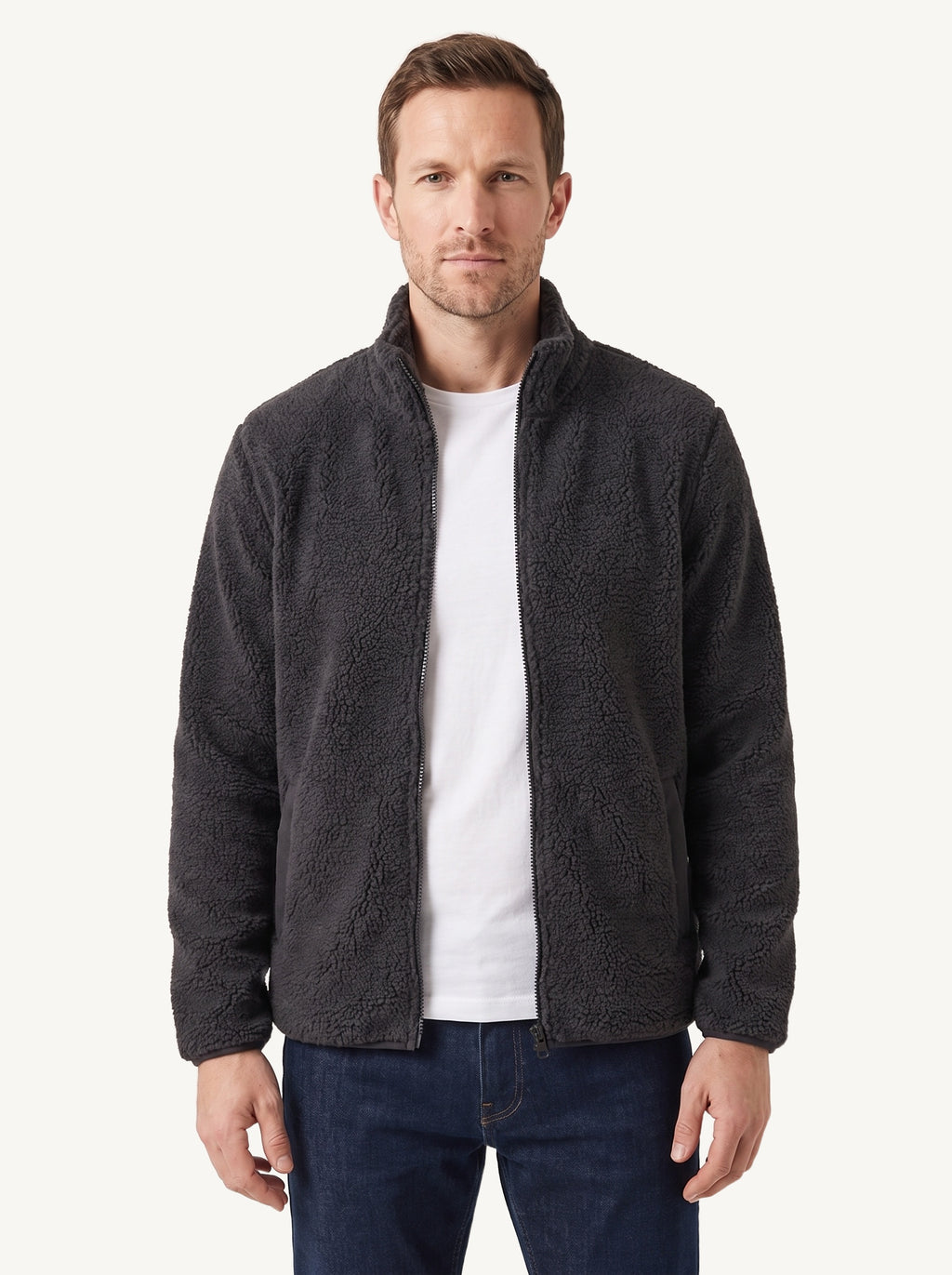 Hidde fleece jacket black