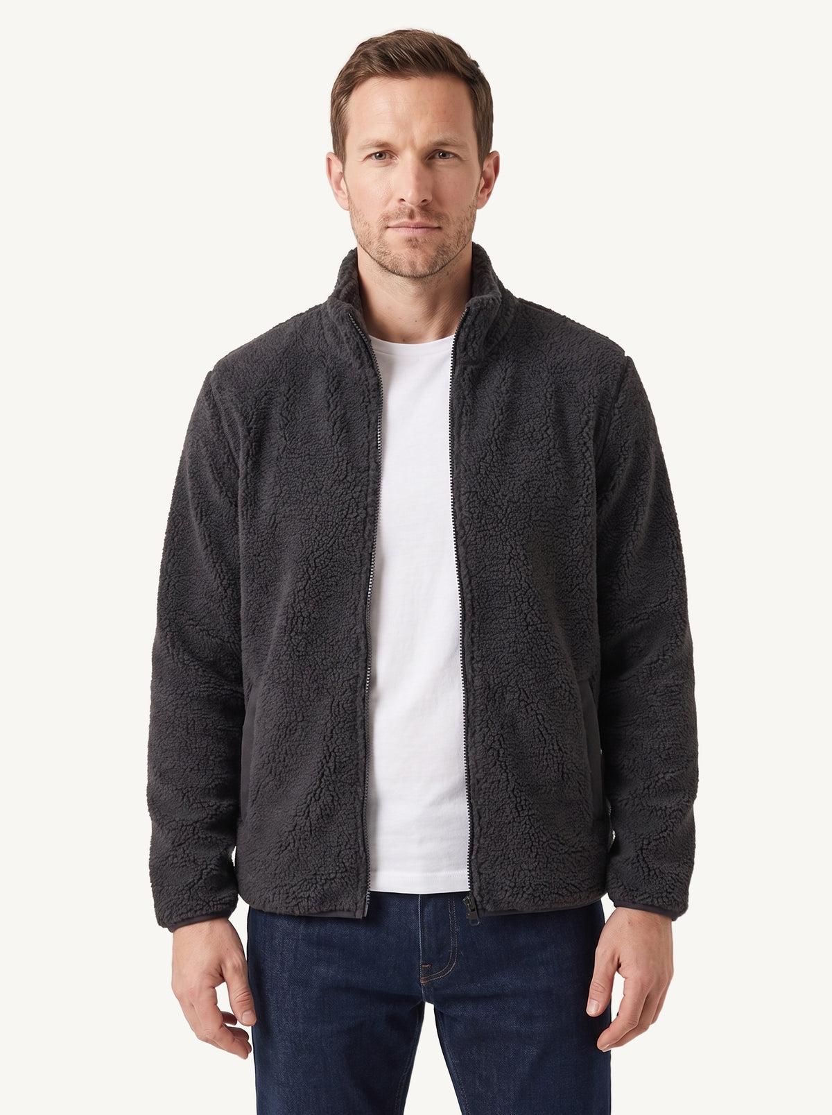 Hidde fleece jacket black