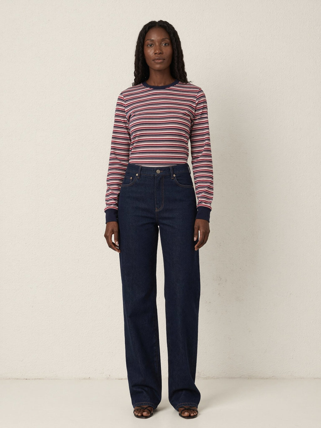 Idris | Wide Leg Jeans - Dark Indigo