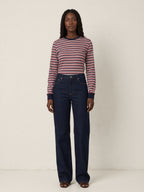 Idris | Wide Leg Jeans - Dark Indigo