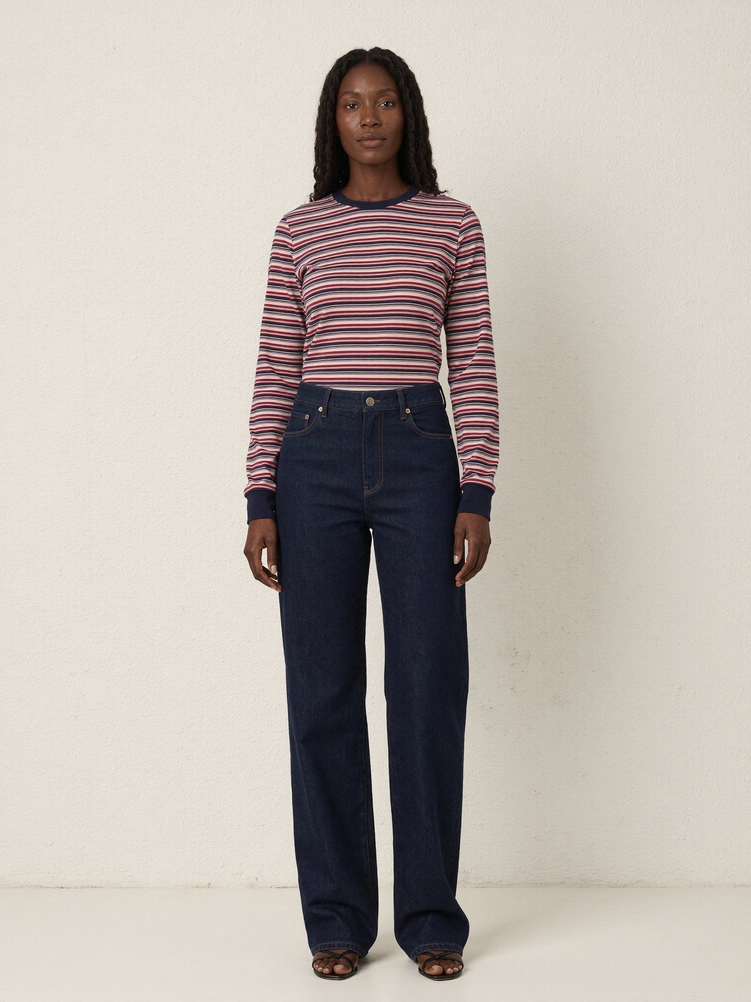 Idris | Wide Leg Jeans - Dark Indigo